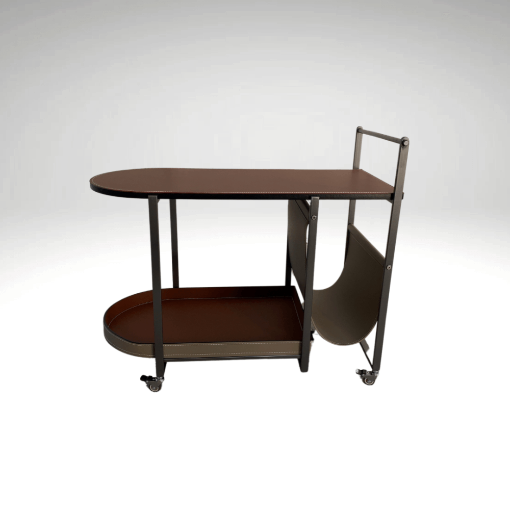 โต๊ะข้าง MJhomedesigns TB1229 สีน้ำตาล L80xW36xH60 cm_3